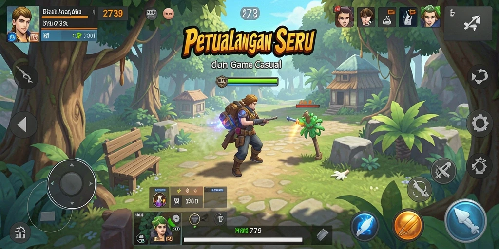 Tampilan gameplay menarik dari 2739 yang seru dan adiktif.