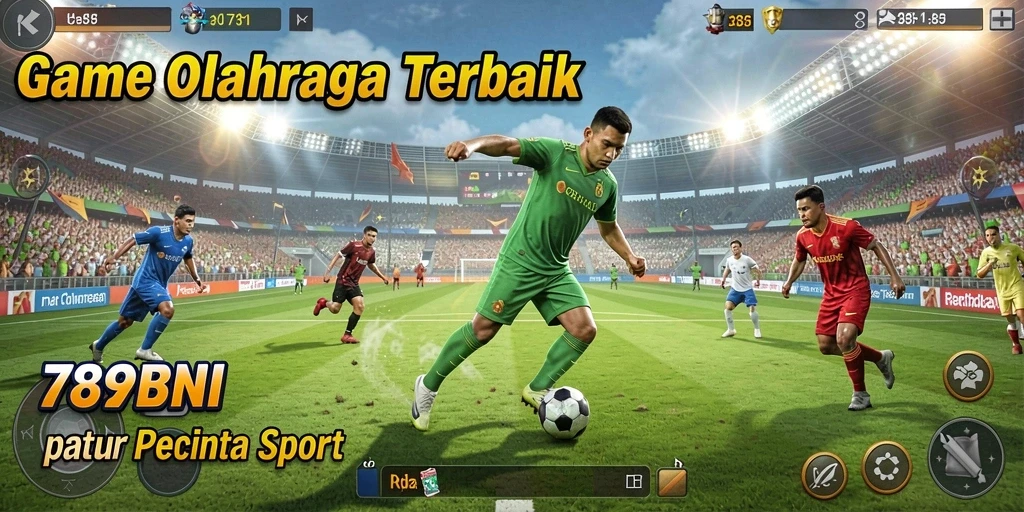 Tampilan gameplay seru dalam 789BNI dengan banyak pilihan olahraga.