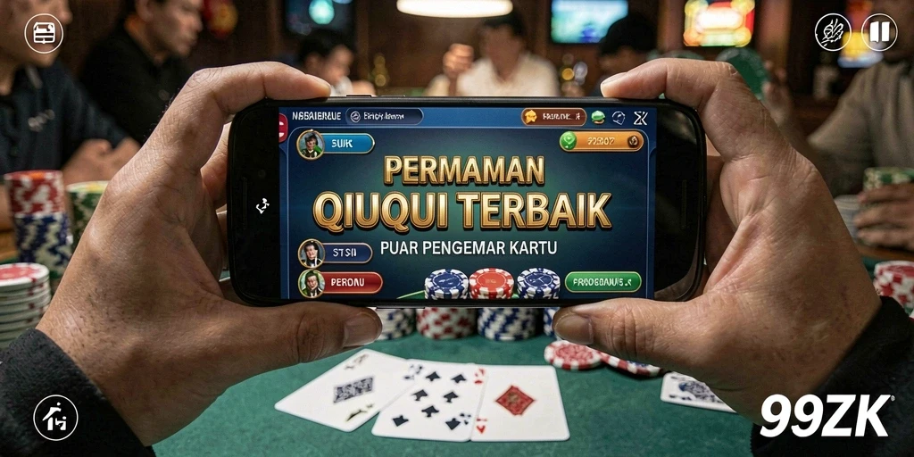 Tampilan gameplay menarik dari 99ZK QiuQiu.