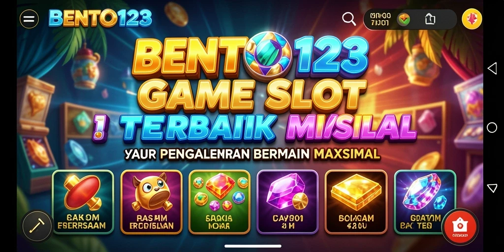 Tampilan gameplay menarik dari BENTO123 yang memanjakan pemain Slot.