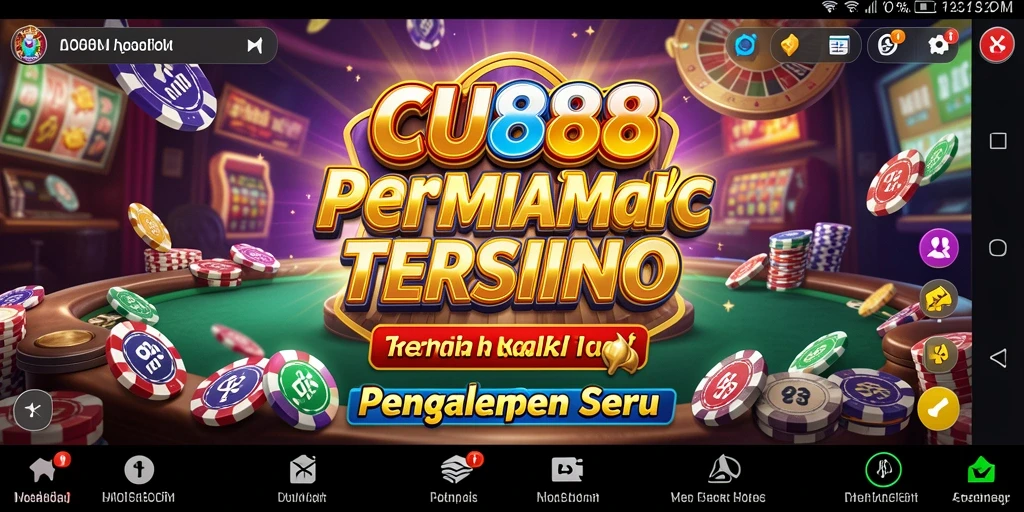 Tampilan utama CU888 dengan permainan Kasino yang menawan.