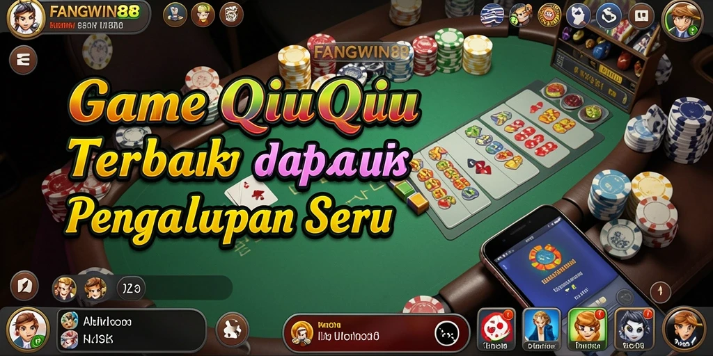 Tampilan gameplay seru dari FANGWIN88 dalam QiuQiu.