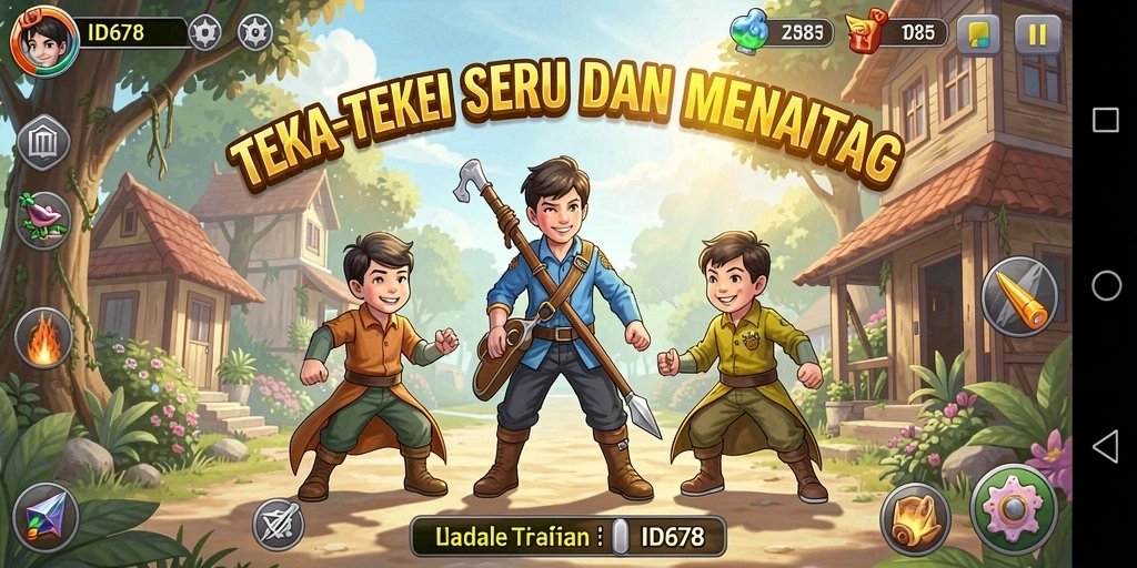 Tampilan menarik dari gameplay Puzzle di ID678