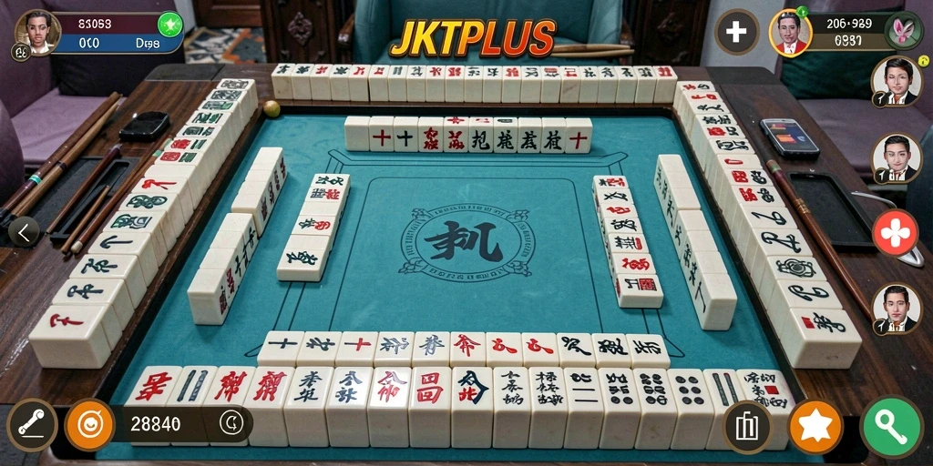Tampilan menarik dan gameplay seru di JKTPLUS Mahjong.