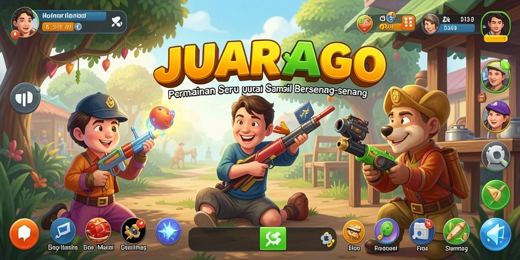 Tampilan gameplay JUARAGO yang seru dan menyenangkan.