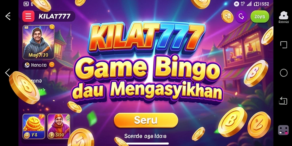 Screenshot KILAT777 menampilkan keseruan bermain Bingo.