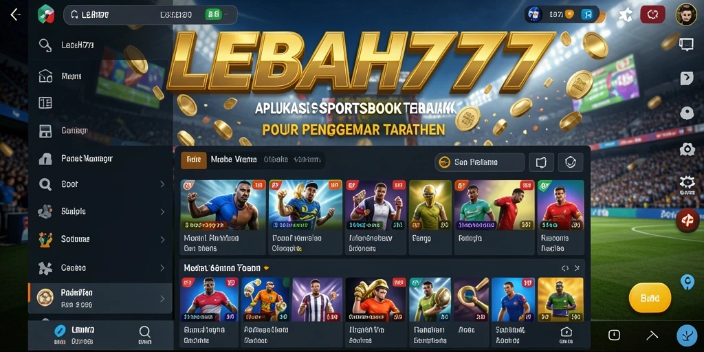Tampilan gameplay menarik dalam aplikasi Sportsbook LEBAH777.