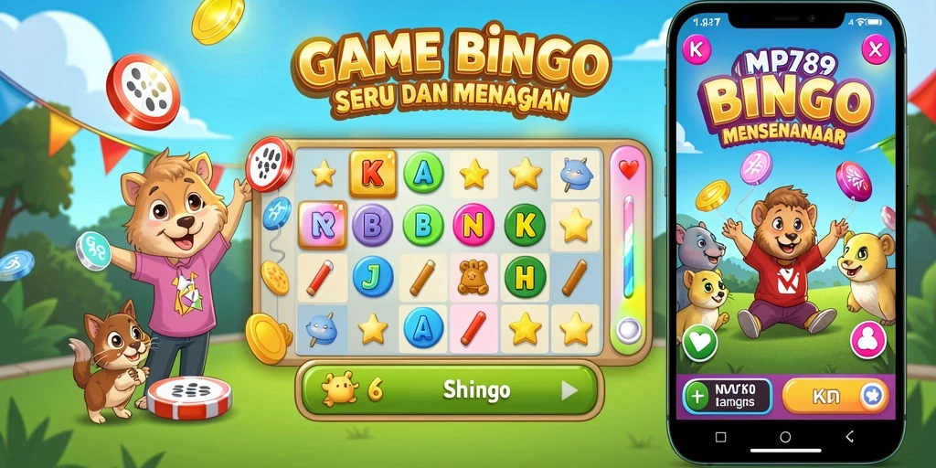 Screenshot gameplay <strong>MVP789</strong> yang menampilkan suasana Bingo yang seru.