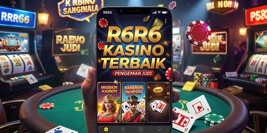 Tampilan permainan Kasino R6R6 yang mengesankan dan penuh warna.