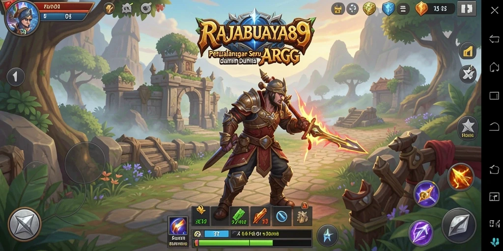 Tampilan gameplay menarik di RAJABUAYA89 menunjukkan aksi pertempuran seru.