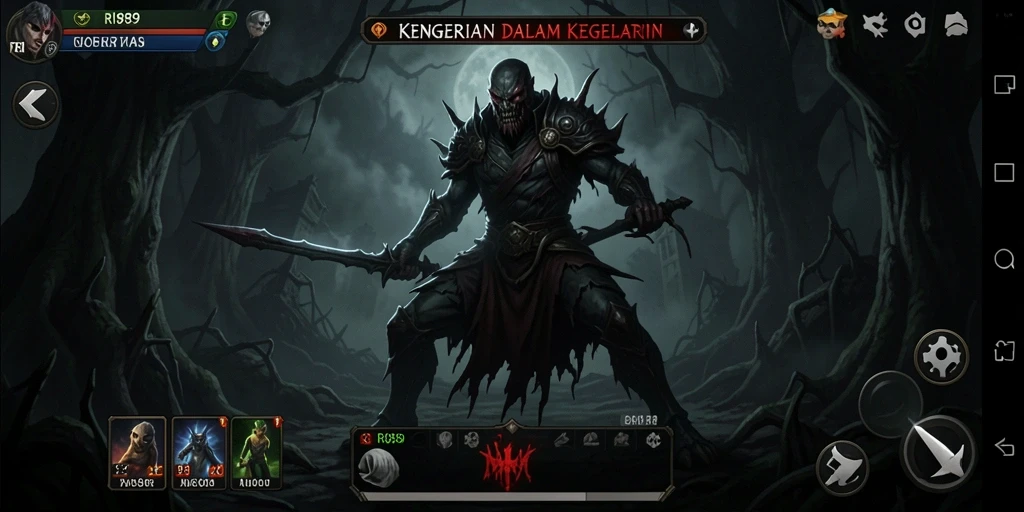 Gameplay RI889 menampilkan suasana horor yang mendebarkan dan menegangkan.