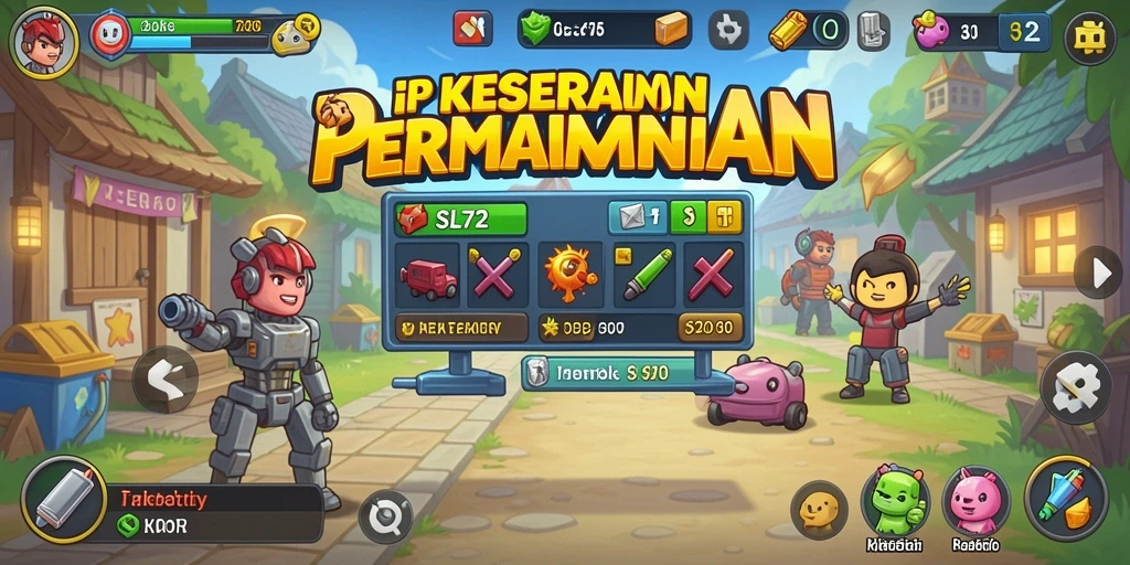 Tampilan gameplay SL72 yang menarik dengan karakter yang dinamis.