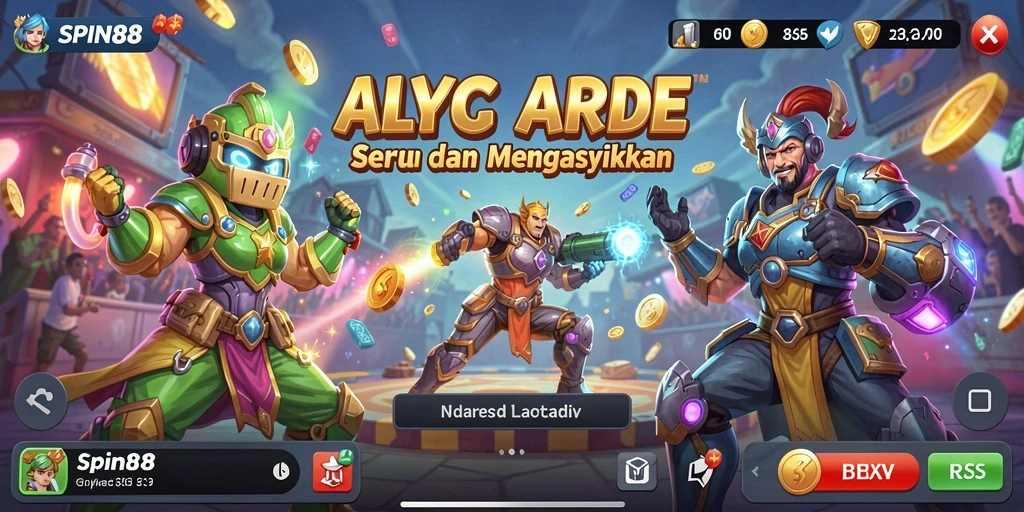 Tampilan menakjubkan dari gameplay seru SPIN88 yang menghibur.