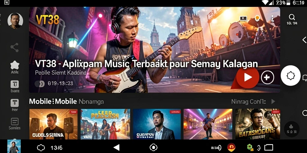 Tampilan gameplay VT38 menunjukkan keseruan bermain musik bersama teman.